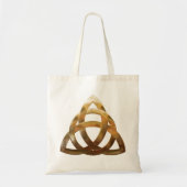 Celtic Gold Trinity Knot Tragetasche (Vorne)