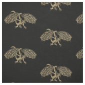 Celtic Golden Dragon Goth Stoff (Muster)