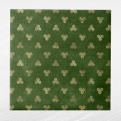 Celtic Green Gold Triple Spiral Fliese