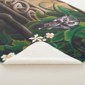 Celtic Green Man Owl Sherpadecke (3/4)