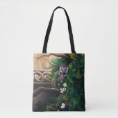 Celtic Green Man Owl Tasche (Vorderseite)