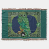 Celtic Green Owl Decke (Vorderseite)