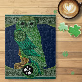 Celtic Green Owl Puzzle