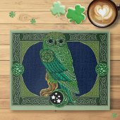 Celtic Green Owl Puzzle
