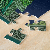 Celtic Green Owl Puzzle (Seite)