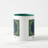 Celtic Green Owl Tasse (Zentrum)