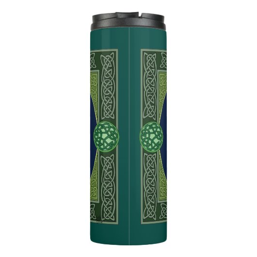 Celtic Green Owl Thermosbecher (Rückseite)