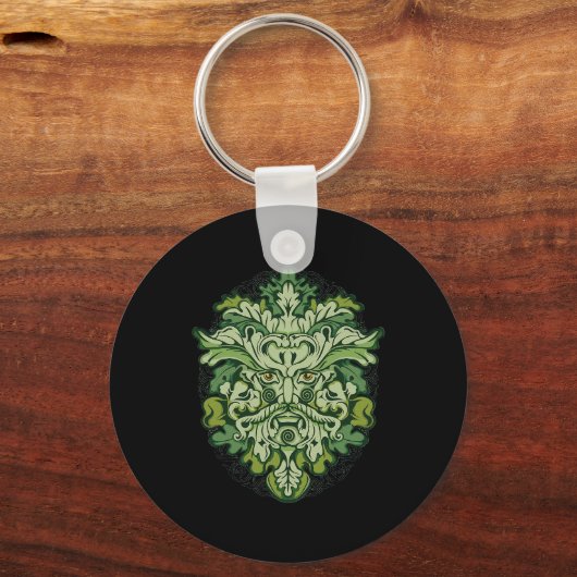 Celtic Green Pagan Irish Scottish Mythology God Schlüsselanhänger (Vorderseite)