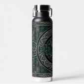 Celtic Green und Silver Sword Trinkflasche (Vorne)