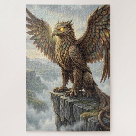 Celtic Griffin Jigsaw Puzzle (Vertikal)