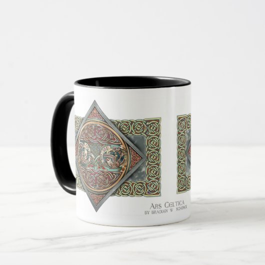 Celtic Gryphons Entwurfs-Tasse Tasse (Vorderseite Links)