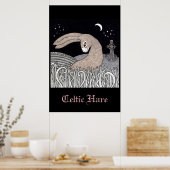 Celtic Hare Fine Art Poster (Küche)