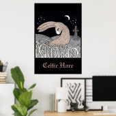 Celtic Hare Fine Art Poster (Heimbüro)