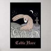 Celtic Hare Fine Art Poster (Vorne)