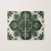 Celtic Harmony: Kleeblatt Mandala Puzzle (Horizontal)