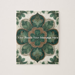Celtic Harmony: Kleeblatt Mandala Puzzle