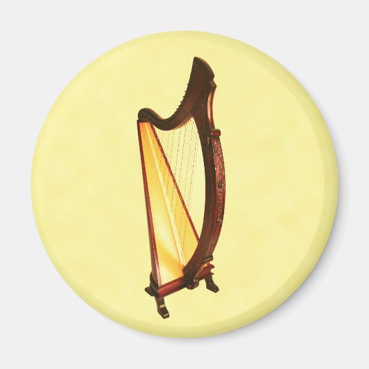 Celtic Harp Magnet (Vorne)