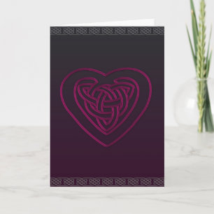 Celtic Heart Card Karte