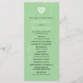 Celtic Heart Irish Wedding Program 3991 Programm (Vorderseite)