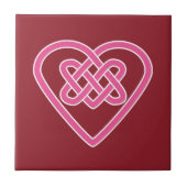 Celtic Heart Keramik Tile Fliese (Vorderseite)