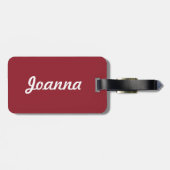 Celtic Heart Luggage Tag Gepäckanhänger (Rückseite horizontal)