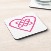 Celtic Heart Plastic Untersetzer (Linke Seite)