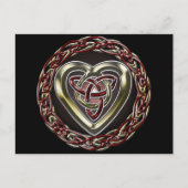 Celtic Heart Postcard Postkarte (Vorderseite)