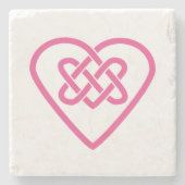 Celtic Heart Stone Untersetzer (Vorderseite)