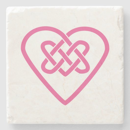 Celtic Heart Stone Untersetzer (Vorderseite)