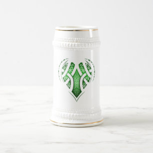 Celtic Heart Tattoo Design Bierglas