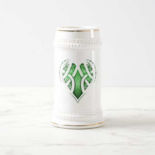 Celtic Heart Tattoo Design Bierglas (Mittel)
