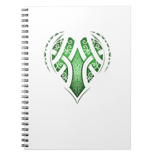 Celtic Heart Tattoo Design Notizblock (Vorderseite)