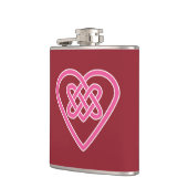 Celtic Heart Vinyl Wrapped Flask Flachmann (Links)