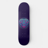 Celtic Heart w/Dark Blue Skateboard (Vorderseite)