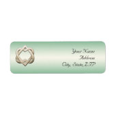 Celtic Hearts on Green Gradient (Vorne)