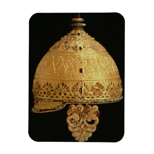 Celtic Helm gefunden in Agris, Charante, 4. Jahrhu Magnet (Vertikal)
