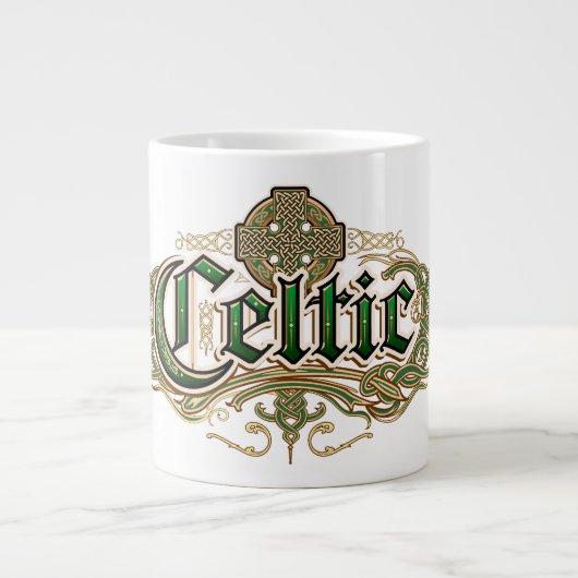 Celtic Heritage 20oz Mug 2 Jumbo-Tasse (Vorderseite)