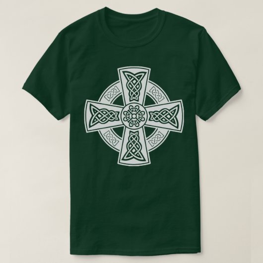 Celtic High Cross Decorative Knüpfarbeit 13 T-Shirt (Design vorne)