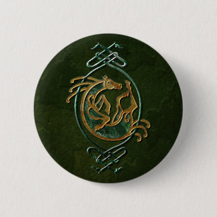 Celtic Horse Knüpfarbeit - Stone Button