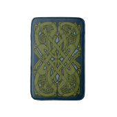 Celtic Hounds Zoomorphe kleine Badematte (Vorderseite Vertikal)
