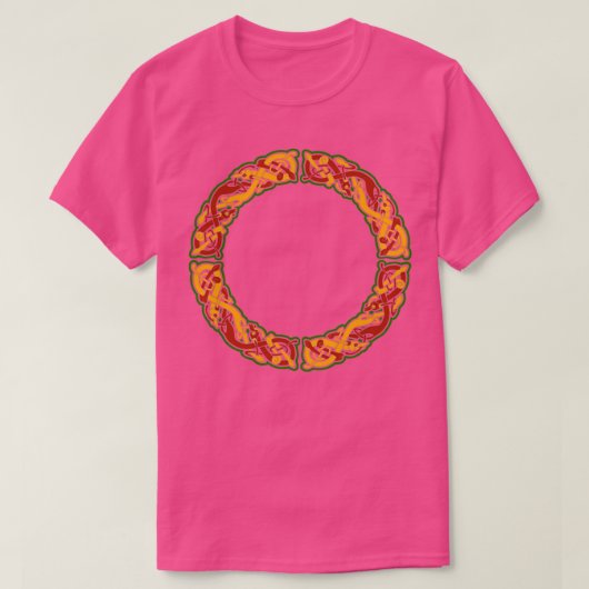 Celtic Hund Round Design T-Shirt (Design vorne)