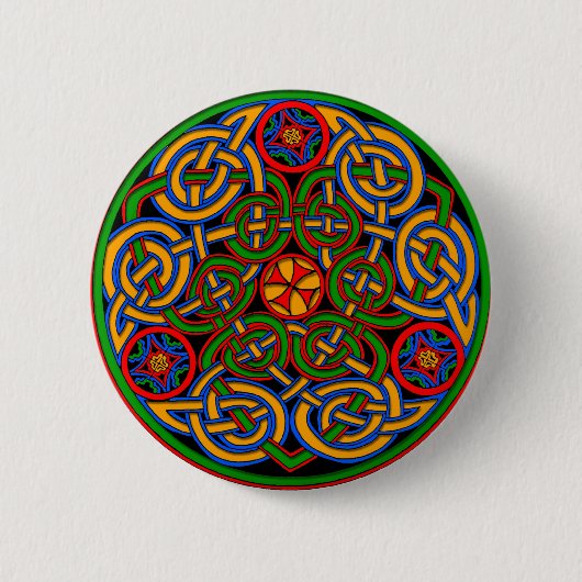 Celtic IIlumination - Dreiheits-Kreis Button (Vorderseite)