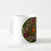 Celtic Ilumination - Dreiheits-Kreis Kaffeetasse (Vorderseite Links)