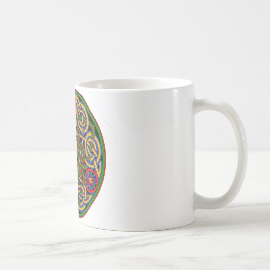 Celtic Ilumination - Dreiheits-Kreis Kaffeetasse (Rechts)