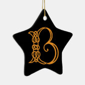 Celtic Initial B Keramik Ornament (Rechts)