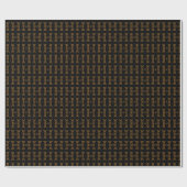 Celtic Initial H Wrapping Paper Geschenkpapier (Flach)