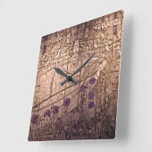 Celtic Inspiriert Art Nouveau Time Quadratische Wanduhr (Winkel)