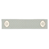 Celtic Inspiriert Interwoven Graphic Cream Black Kurzer Tischläufer (Horizontal)