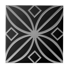 Celtic Inspiriert Tile # 4 grau Stainless Steel Lo Fliese