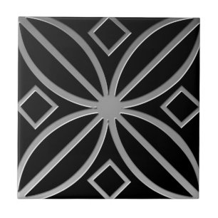 Celtic Inspiriert Tile # 4 grau Stainless Steel Lo Fliese